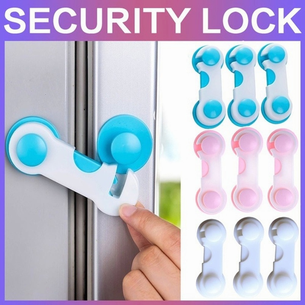 10Pcs NEW Child Baby Safety Lock Children Cabinet Drawer Door Fridge ...