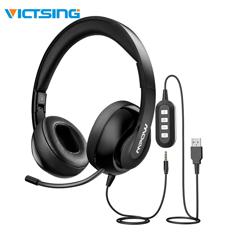 computer usb headset with microphone