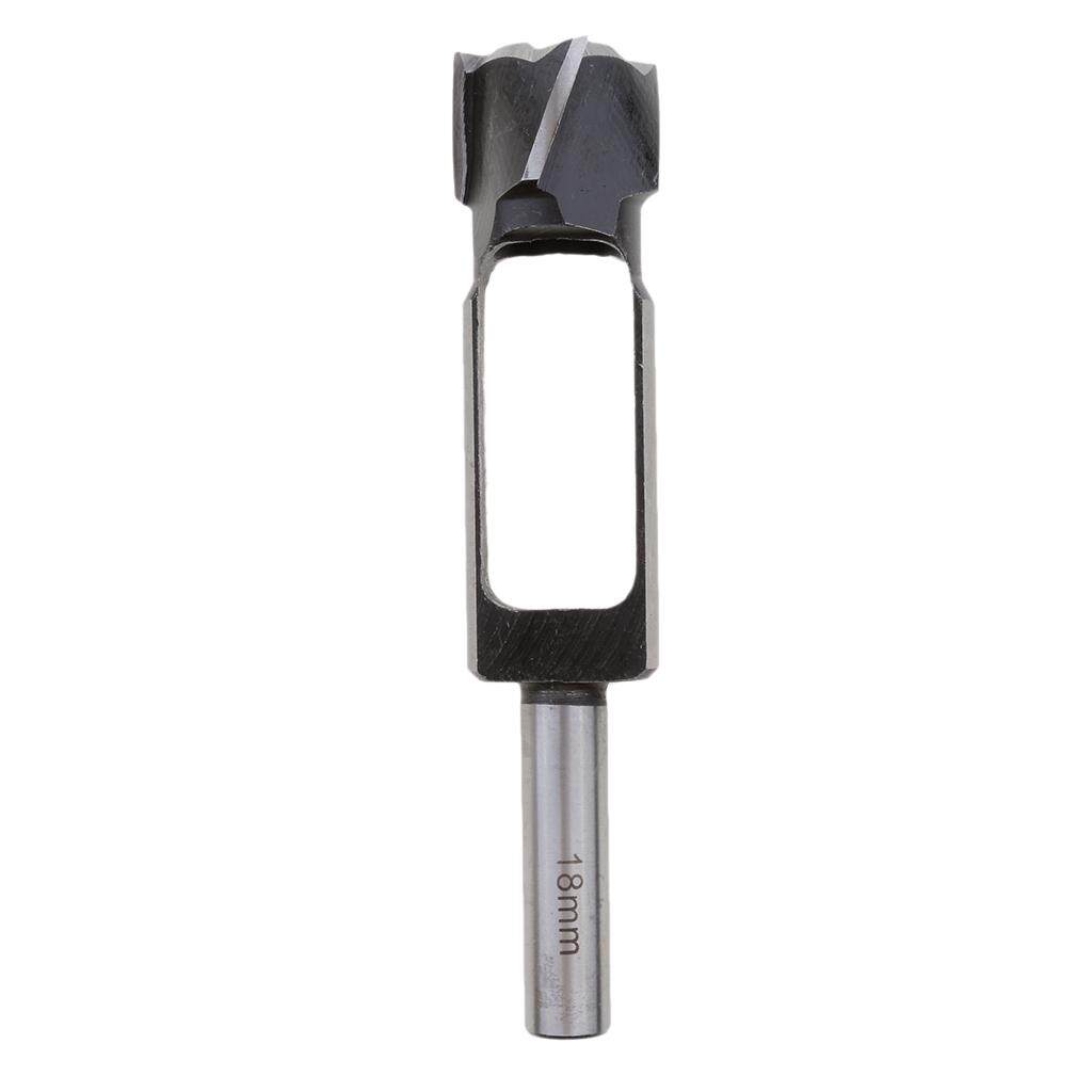 Wood Plug Hole Cutter Cutting Dowel Maker Worktop Tool 13mm Shank 18mm Dia