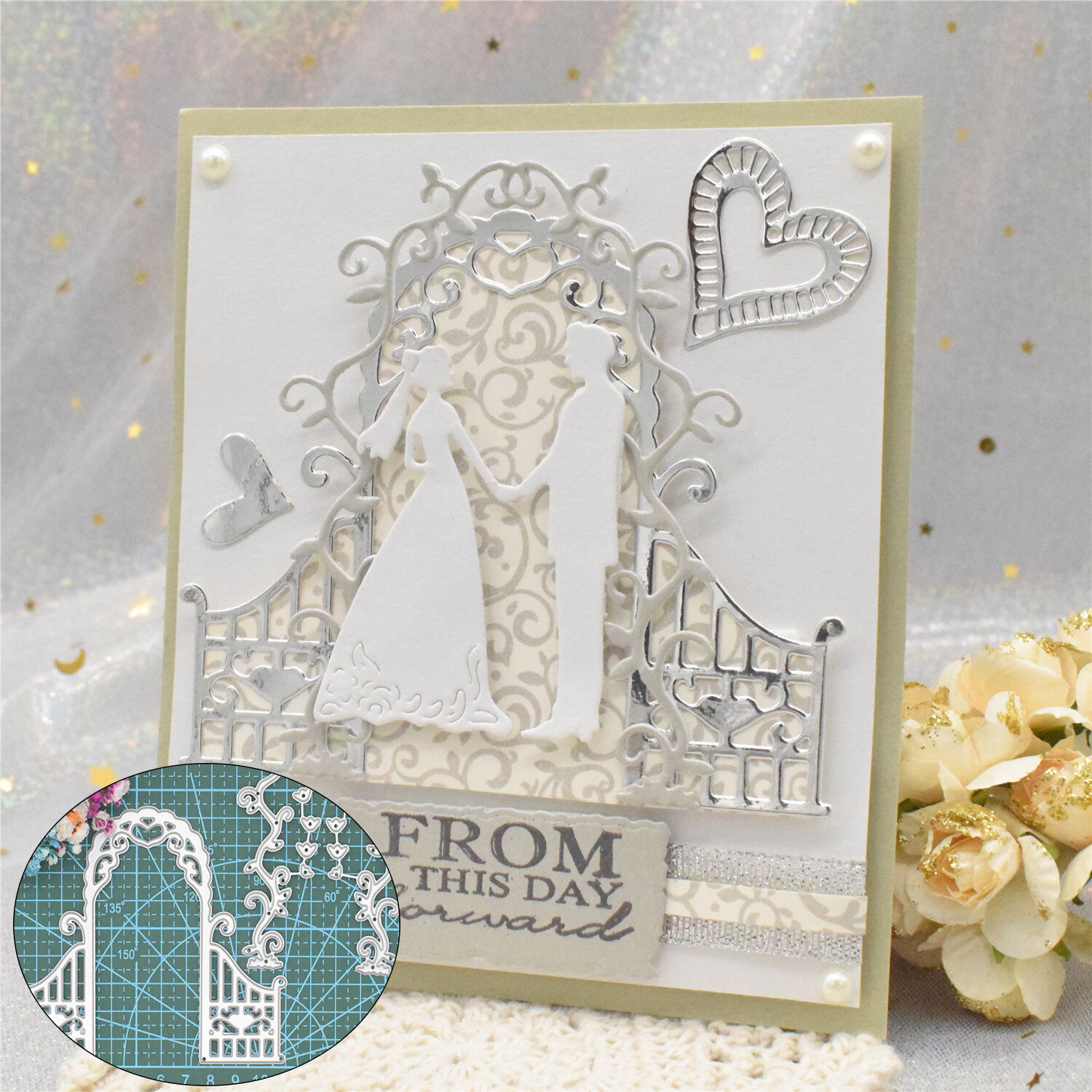 Carbon Steel Cutting Die for DIY Scrapbook Album Paper Card Making Craft Stencil