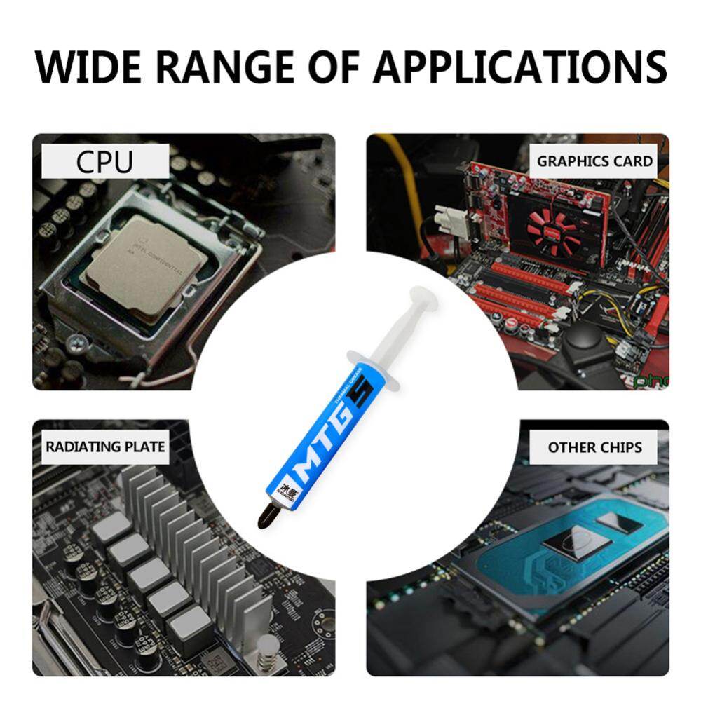 Dẫn nhiệt keo mỡ cho AMD Intel Bộ vi xử lý CPU tản nhiệt quạt làm mát