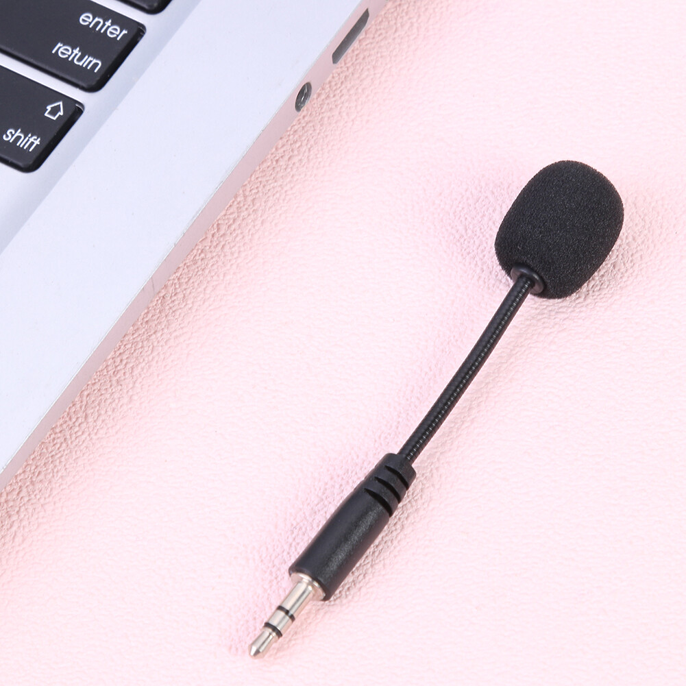 Flexible 3.5mm Jack Mini Microphone Mic for PC Mobile Phone Laptop Notebook