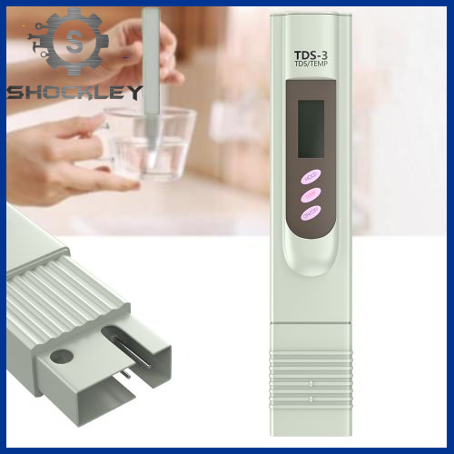 Shockley 1-9990ppm TDS-3/TEMP 3V water quality testing three-key with temperature pen water purifier test pen