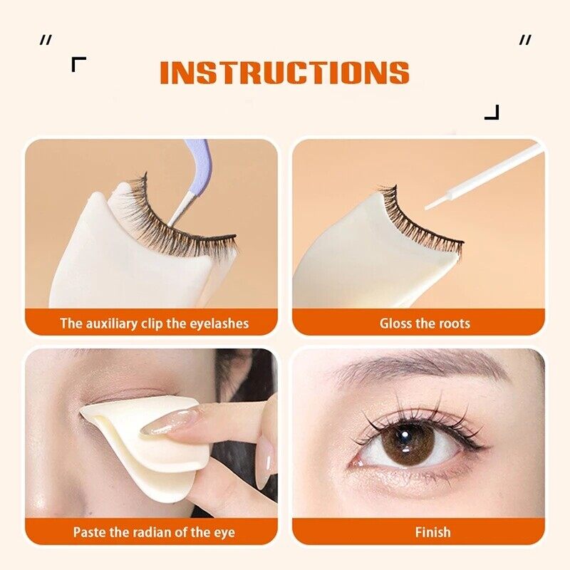 Dán Lông mi giả Clip lông mi Applicator nhíp lông mi Curler trang điểm mắt dụng cụ thẩm mỹ