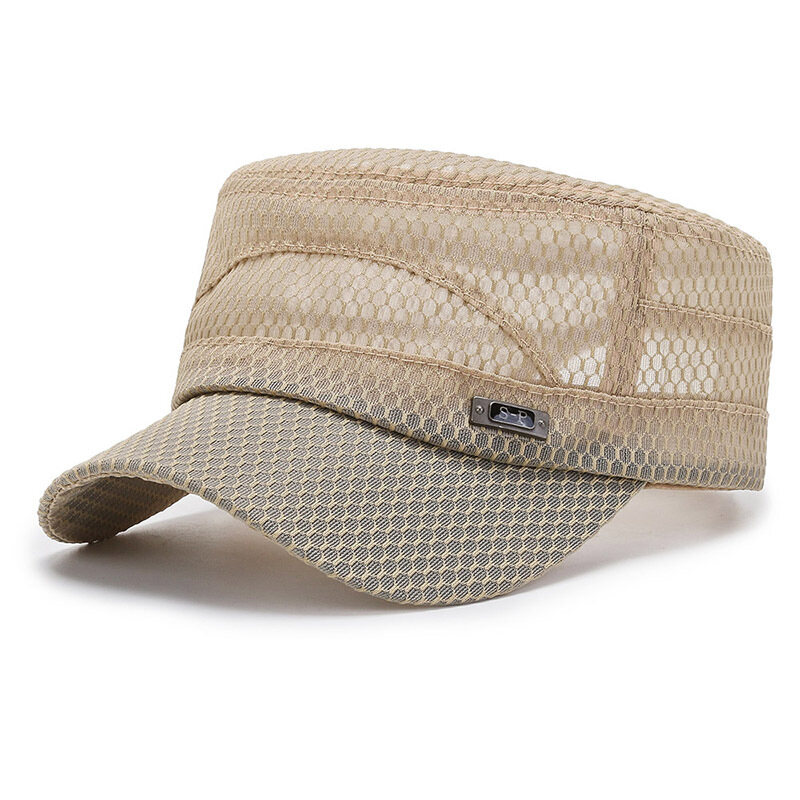 Cadet Army Hat Military Style Baseball Cap Adjustable Snapback Baseball Cap Breathable Military Caps Summer Trucker Caps