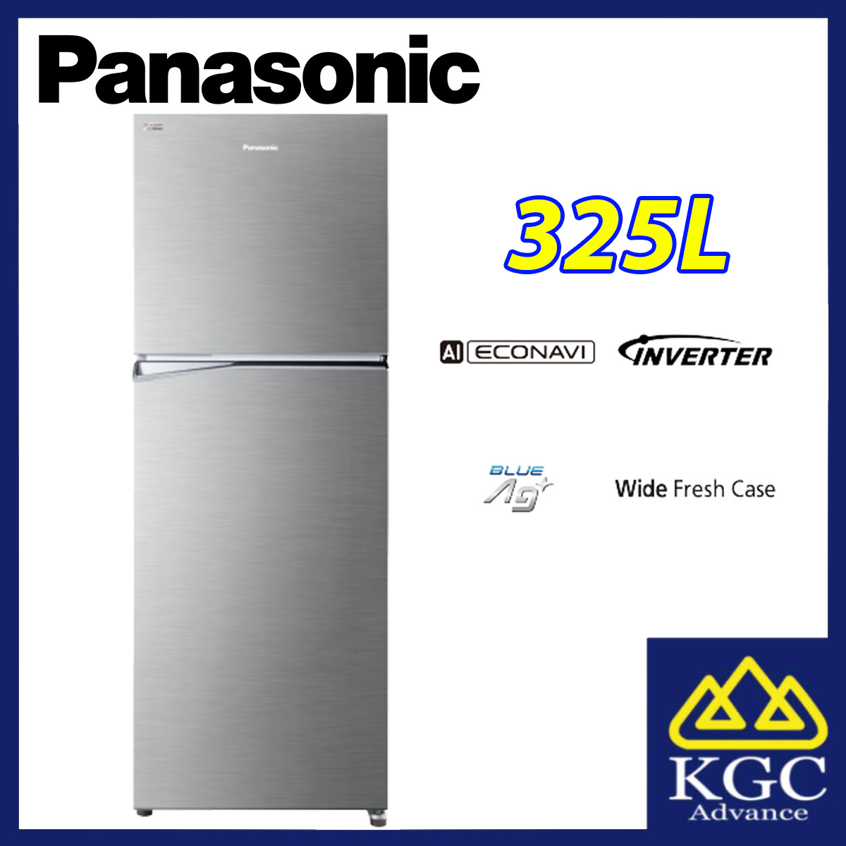Panasonic 325L Fridge NRTV341BPSM / NRTV341BPKM Inverter Energy