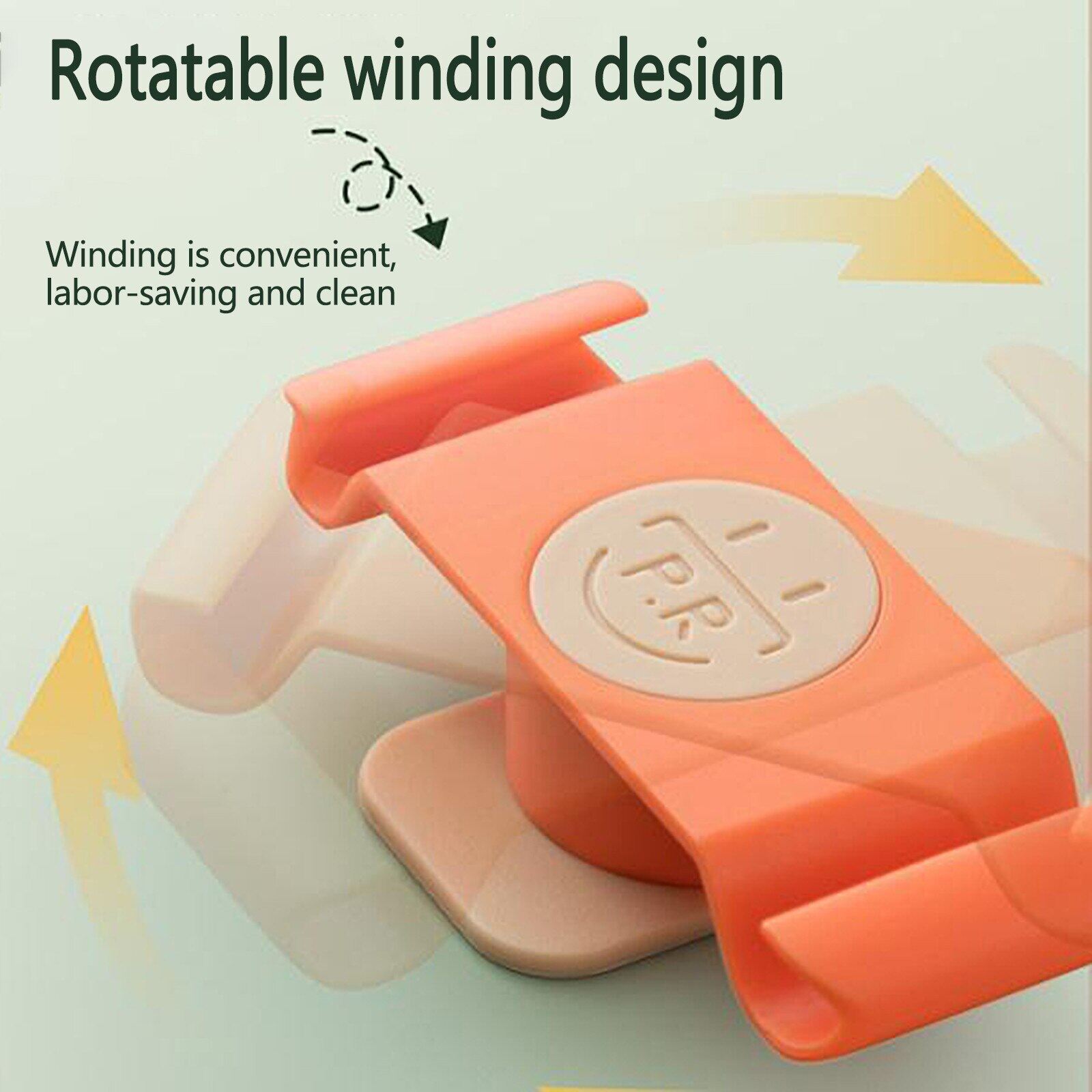 4Pcs Kitchen Appliance Cord Wraps Cable Organizer ABS Wire Manager Cord