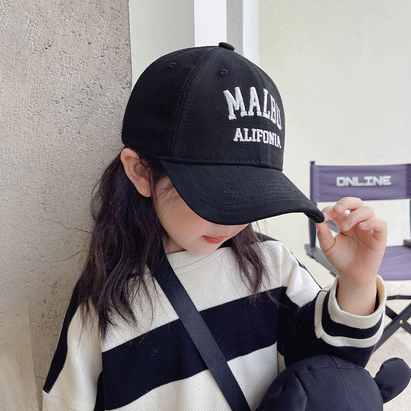 I love daddy&mummy letter embroidery cap korean fashion letter toddler baseball hat infant short brim sun visor hats