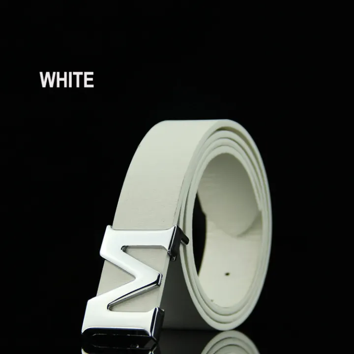 belt with letter buckle