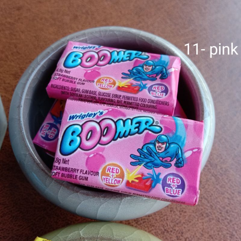 CHEWING GUM BOOMER (1PC) JAJAN DULU DULU JAJAN ZAMAN BUDAK JAJAN