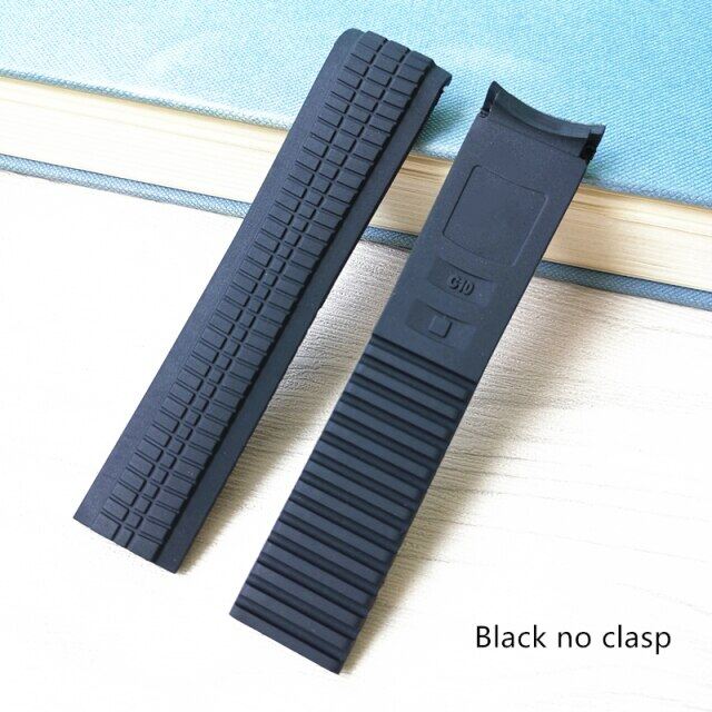 21mm Silicone Rubber watch band Fit for Patek PP Philippe AQUANAUT 5167R-001/5167A Soft strap bracelet folding clasp free tools