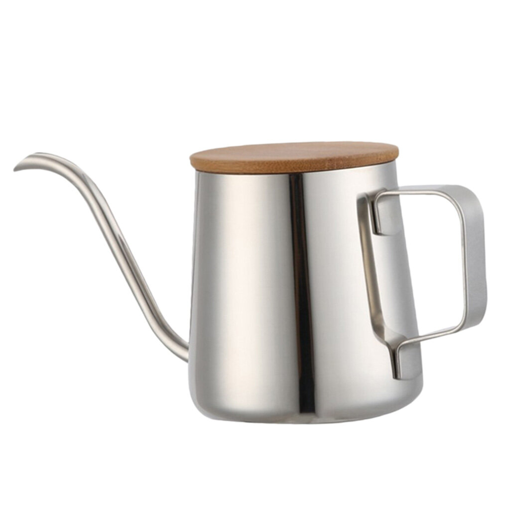 Moon Whistle Gooseneck Hand Drip Coffee Pot Stainless Steel Pour Over Tea Kettle