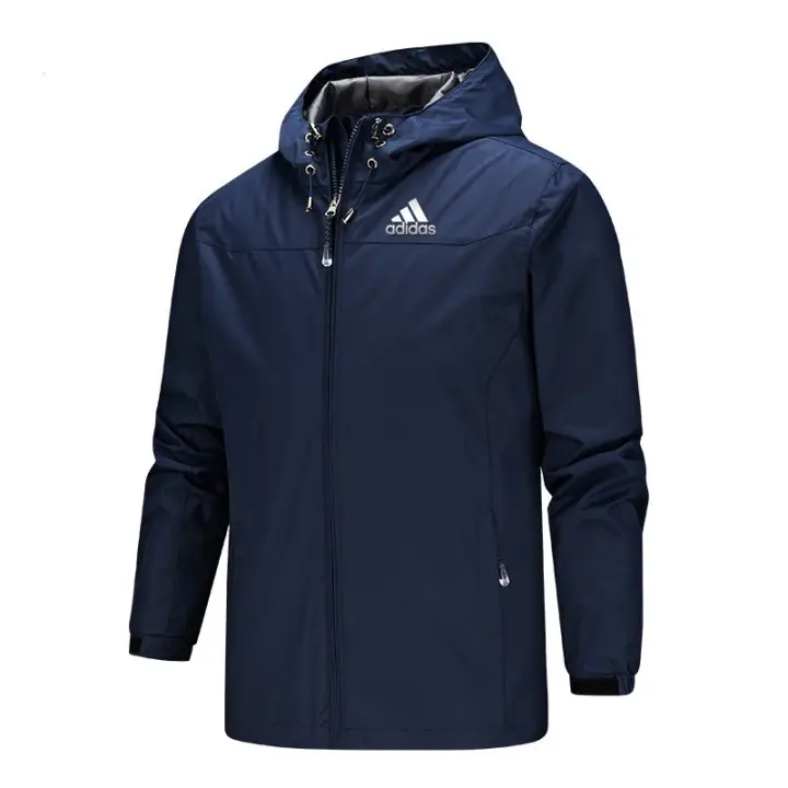 adidas mens waterproof hooded jacket windbreaker