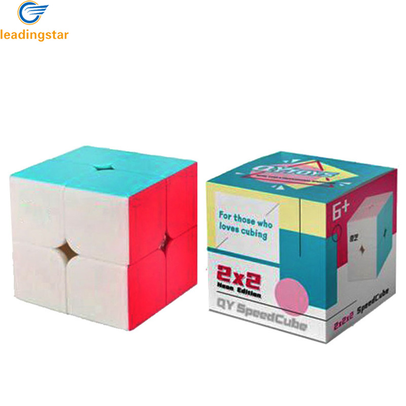 LeadingStar Fast Delivery Qiyi 2x2 Magic Cube Professional Smooth Speed Cube Educational Toys For Children Gifts