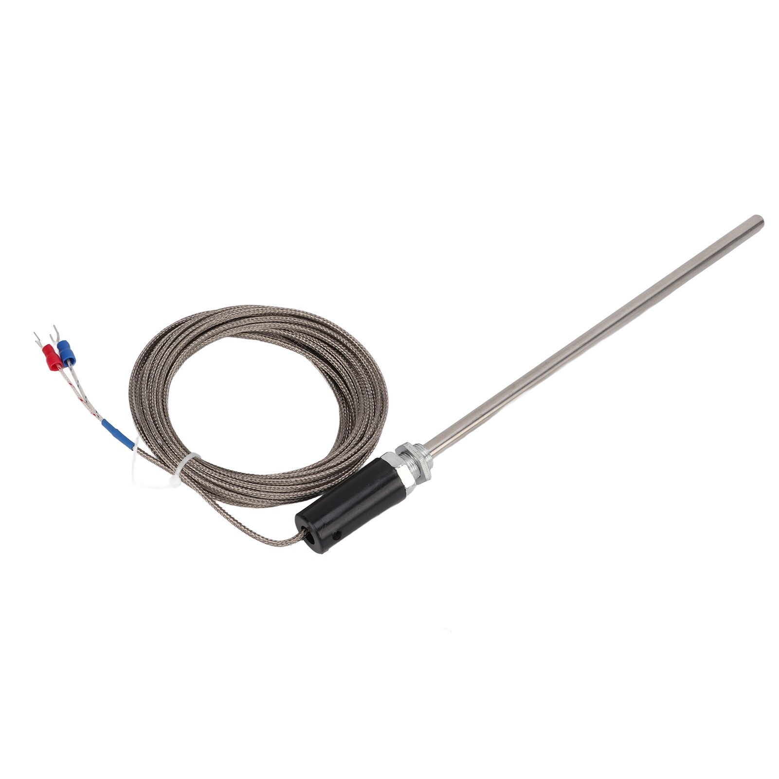 M12 Probe Type Thermocouple K Type Stainless Steel Temperature Sensor Temperature Probe 5M