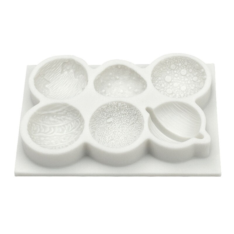 Fondant Molds Planets Shape Silicone Material Candy Mould Chocolate Moulds Kitchen Baking Accessories Cake Baking Gadget