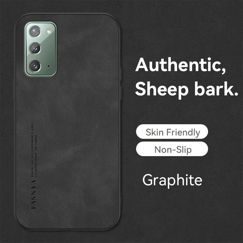 For Samsung Galaxy Note 20 Case Samsung Note20 TPU Soft Shockproof Matte Phone Casing Leather Texture Cover