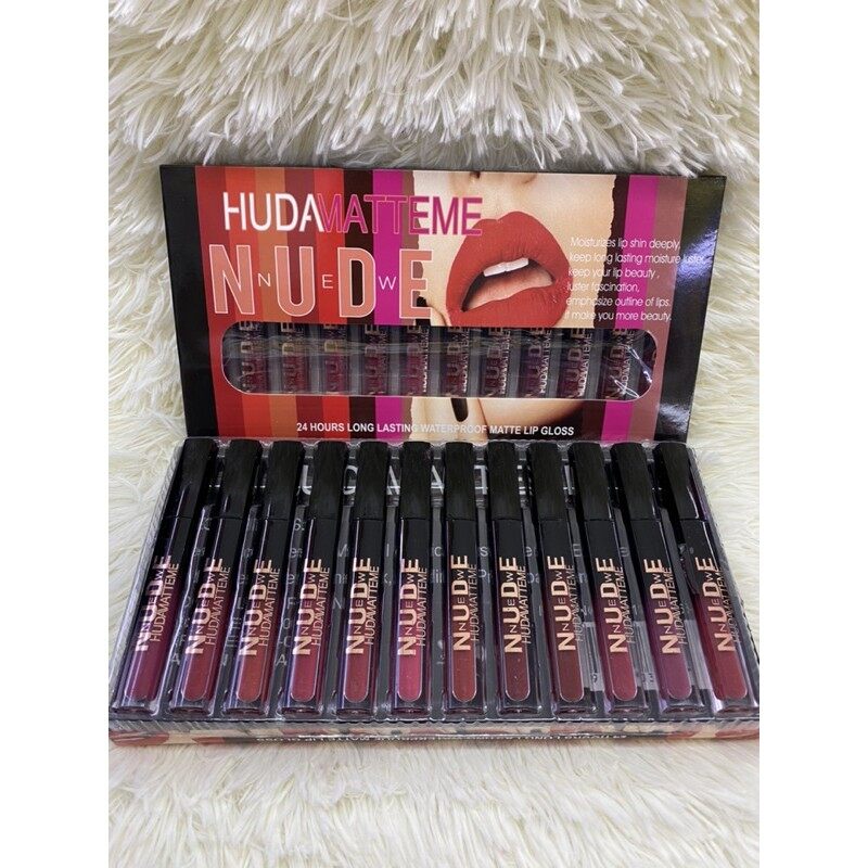 huda beauty 24 lipstick set