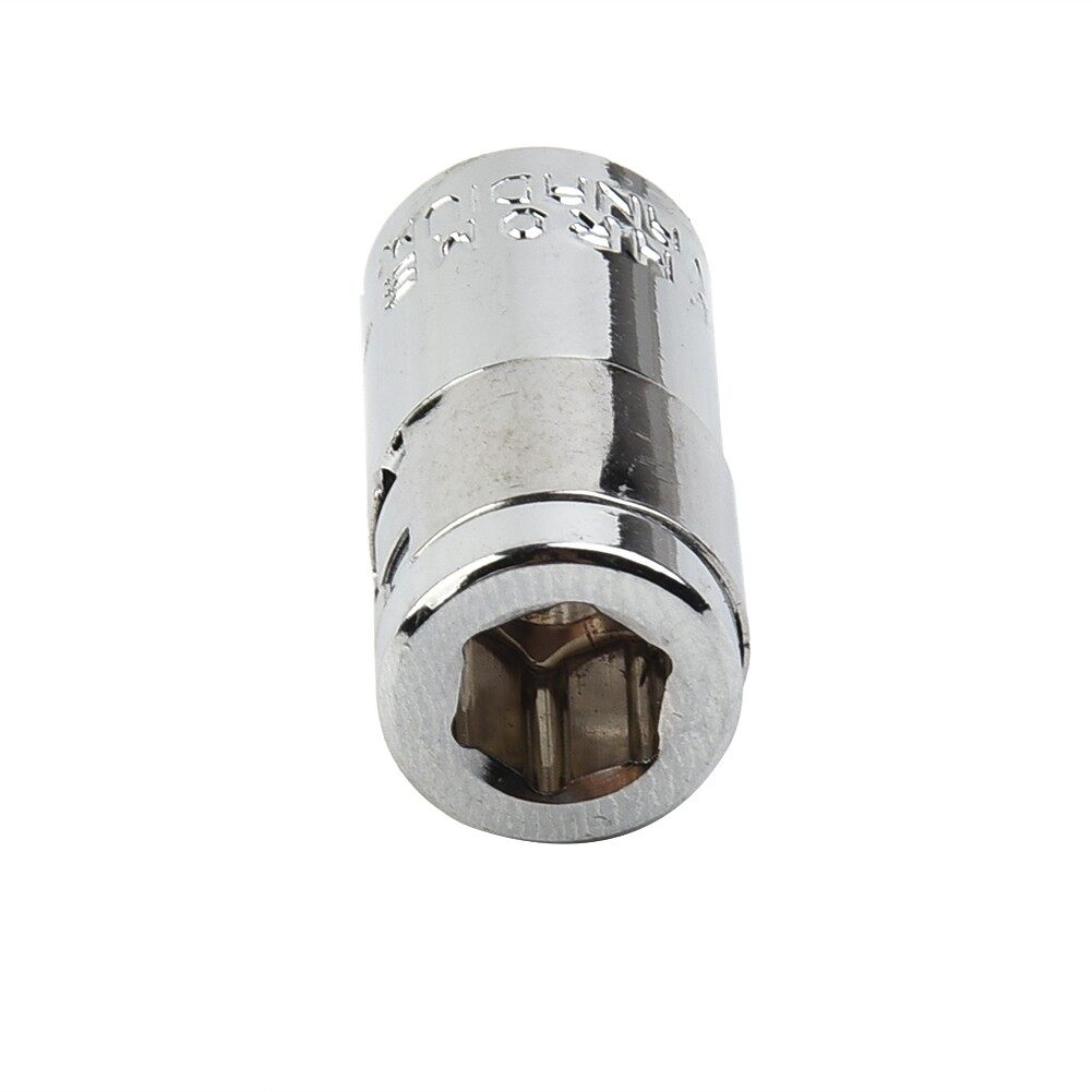 1X 1/4 Square Drive To 1/4 Hex Socket Bits Converter Screwdriver-Bit Adapter