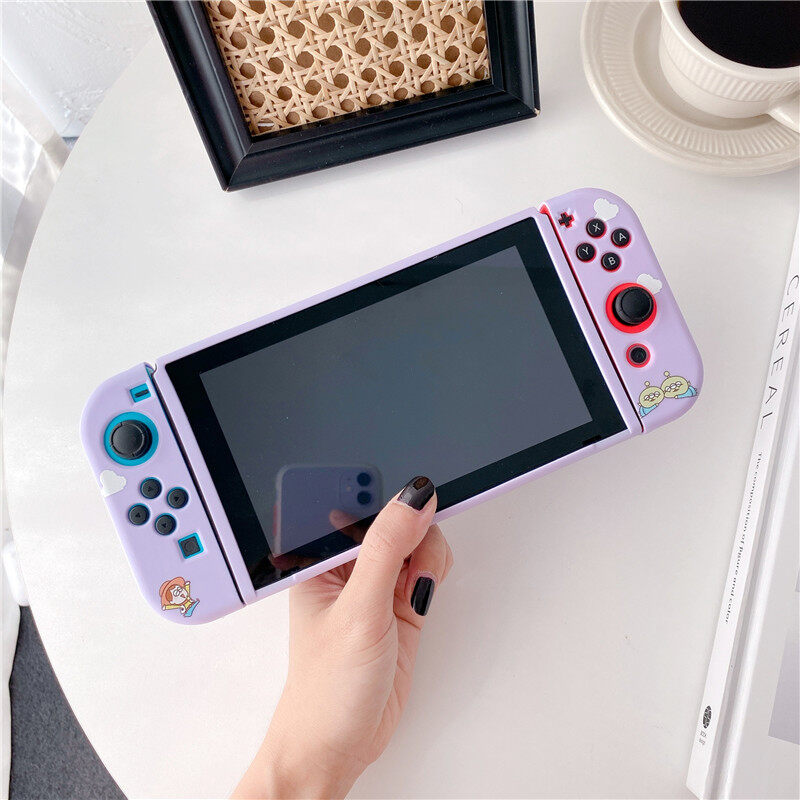 Case For Nintendo Switch /Switch OLED/Switch Lite Soft TPU Split Protective Case Cover Cute Cartoon Anti-Scratch Casing Nintendo Switch/Switch OLED/Switch Lite Case