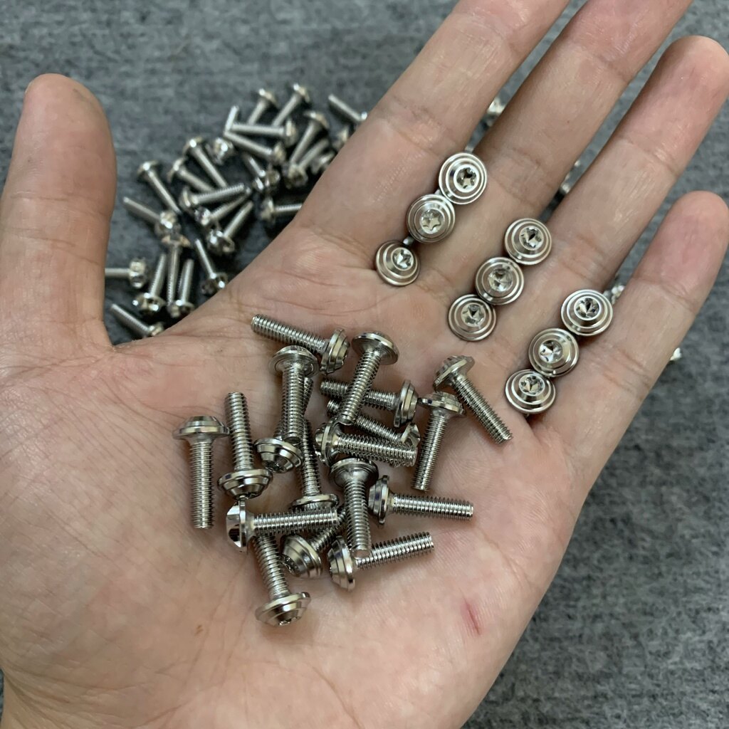 Ốc Salaya 4ly 4li Nhiễn Đầu Dù Gắn Nhiều Vị Trí Dàn Áo Honda, Nắp Dầu Và Nhiều Vị Trí Khác