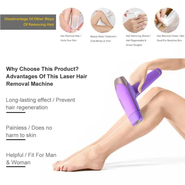 Laser Hair Removal Machine With Portable Beauty Instrument Set