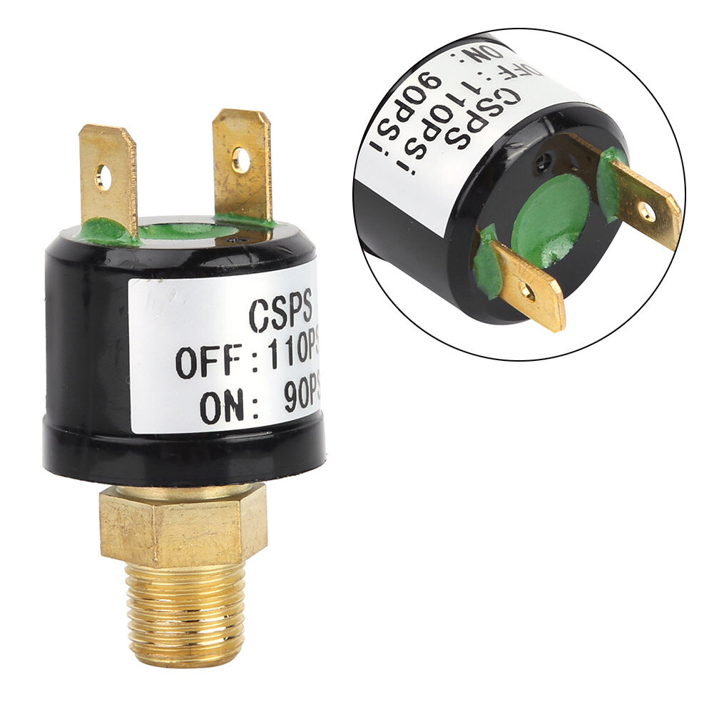 90-110 PSI Air Compressor Valve Heavy Duty Pressure Switch