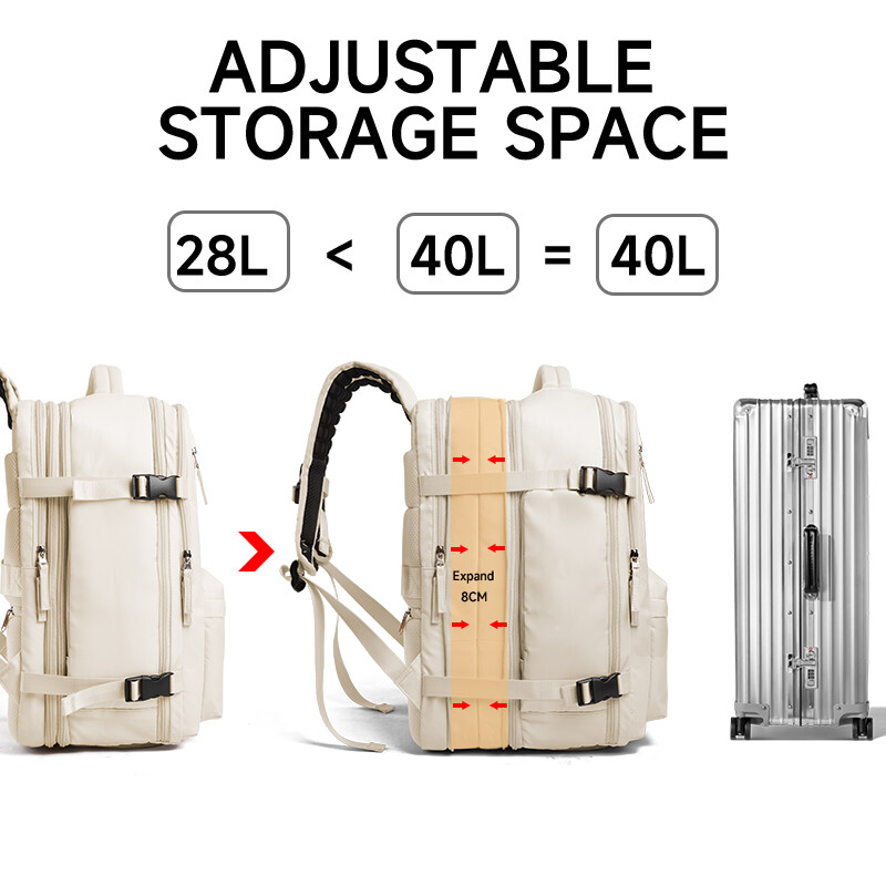 MOYYI Travel backpack Ultra-high capacity Multi-function bag Dry and wet backpack Storage backpack