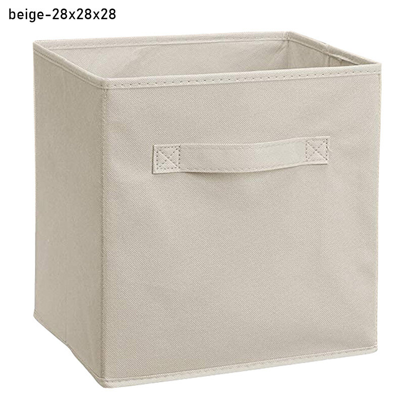 Non Woven Coverless Storage Box Amazon Square Toy Organizer Storage Box Foldable Fabric Storage Box