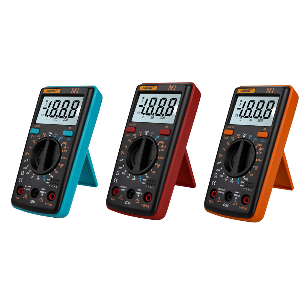 Blesiya M1 Digital Multimeter tester Auto AC/DC Ammeter Voltmeter Ohm
