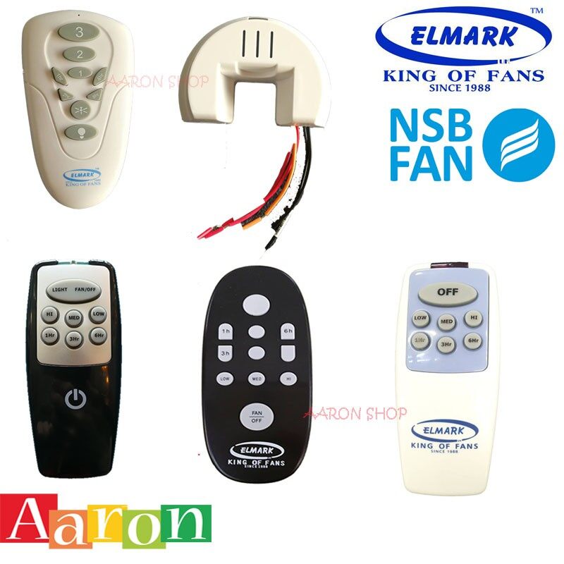 Remote Control Ceiling fan NSB and ELMARK FAN Aaron Shop