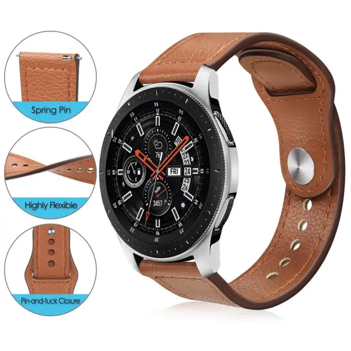 22mm Watch Strap For Samsung Galaxy Gear S3 Frontier Band - Samsung Gear S3 Frontier Leather Strap 22mm Watch Strap For Samsung Galaxy Gear S3 Frontier Band - Samsung Gear S3 Frontier Leather Strap