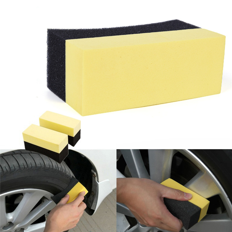 Ministar Auto Wheels Brush Sponge Tools Applicator Special For Tire Hub Cleaning