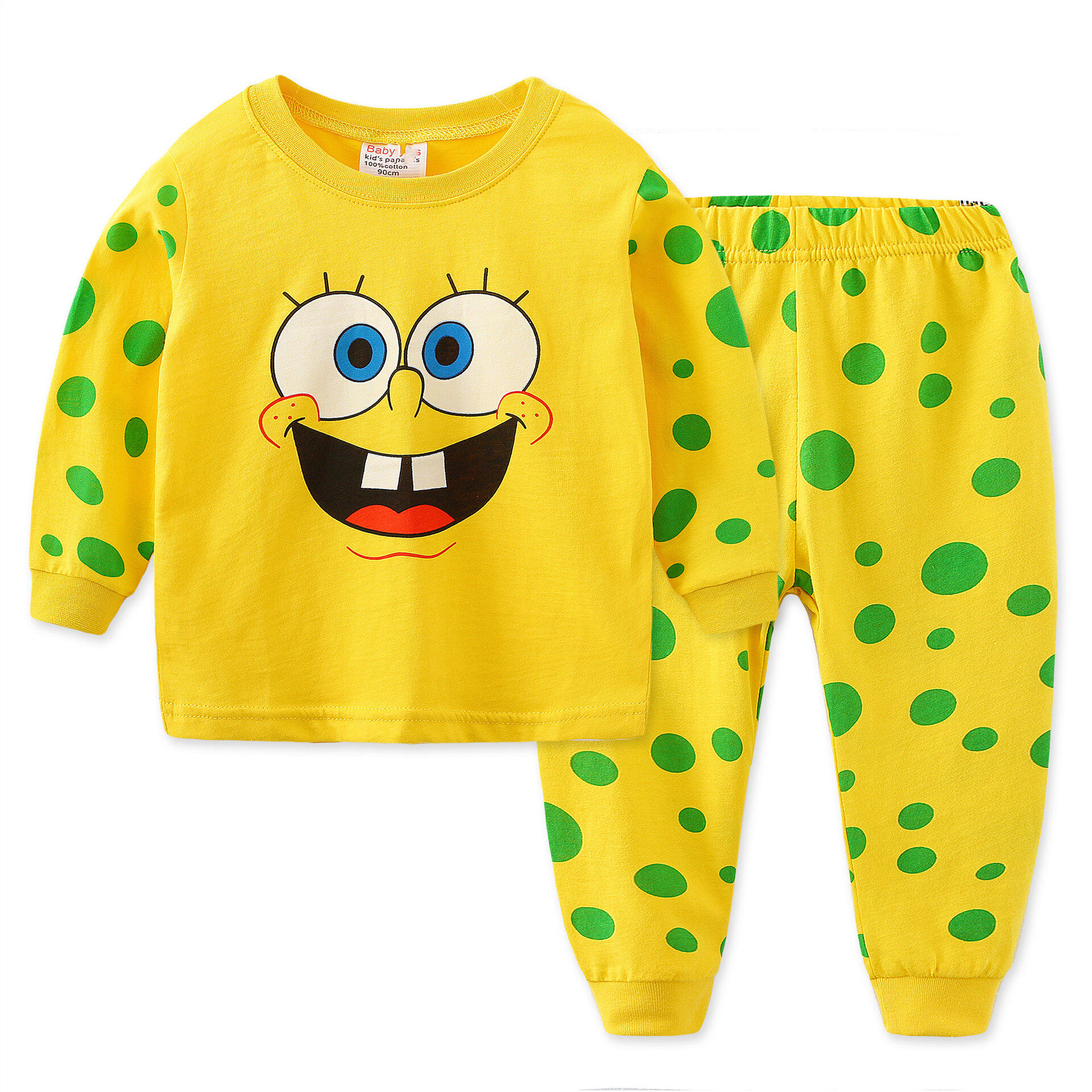 Little boy discount in spongebob pajamas