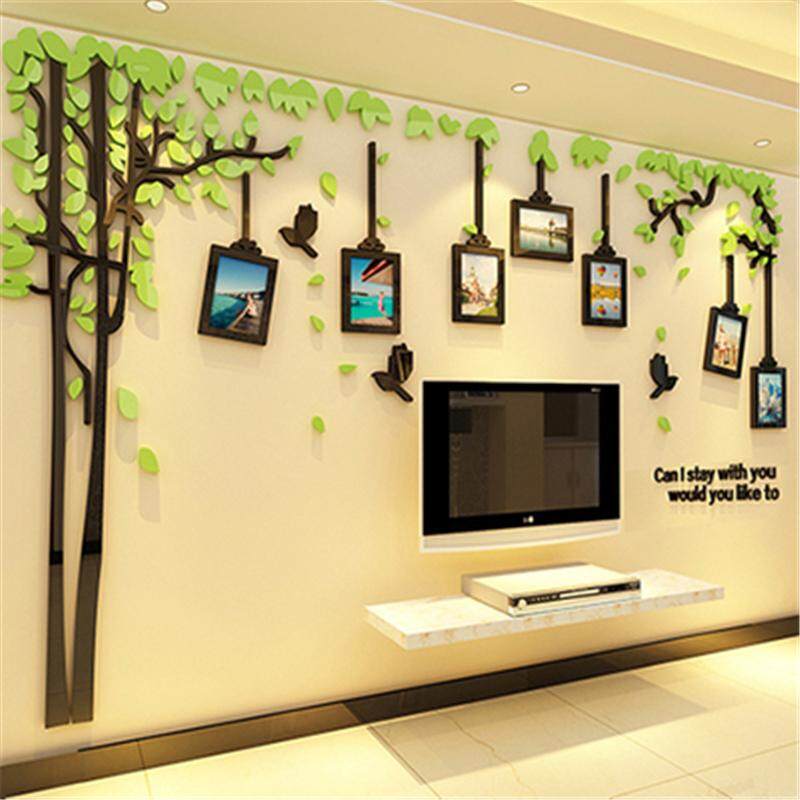 Sáng Tạo Ảnh Treo Tường 3D Acrylic Dán Tường Phòng Khách TỰ LÀM Nghệ Thuật Trang Trí Treo Tường TIVI Nền Sofa Trang Trí Tường