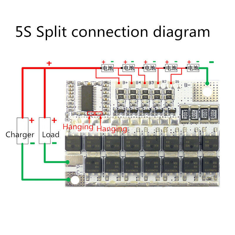 5S 4S 3S BMS 100A 21V 18V 16.8V 12V 18650 Li-Ion LMO Ternary Pin Lithium Mạch Bảo Vệ Hội Đồng Quản Trị Cân Bằng Sạc