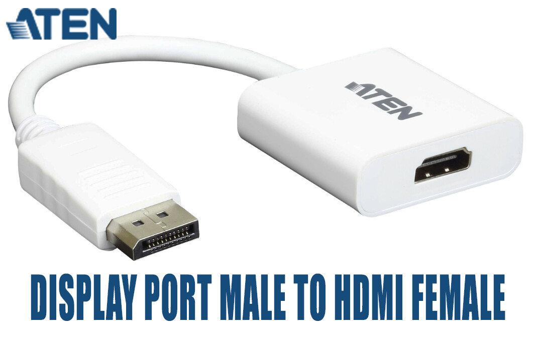 ATEN DISPLAY PORT MALE TO HDMI FEMALE CONVERTER VC985 Hdmi