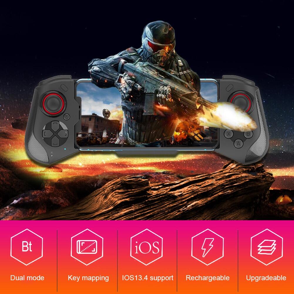 Mocute 060 Tay Cầm Chơi Game Bluetooth, Đối Với IOS Android Trò Chơi Điện Thoại Cần Điều Khiển PUBG Điều Khiển Kính Thiên Văn Gamepad, Có Thể Sạc Lại