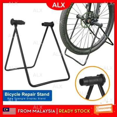 ALX Malaysia Bicycle Repair Stand Bike Triangle Rack Display U Holder Rack Bike Stand Bike Storage Stand Pembaikan Basikal