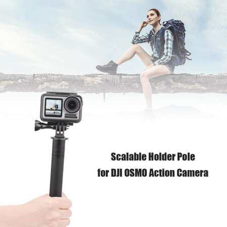 Lotsgoods EXTENSION Selfie Stick Rod Scalable ผู้ถือ POLE สำหรับ DJI OSMO กล้องแอคชั่นแคมเมรา