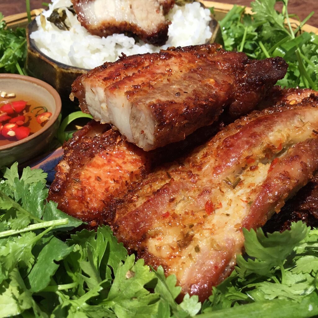 Ba rọi ướp xả ớt một nắng 500gr