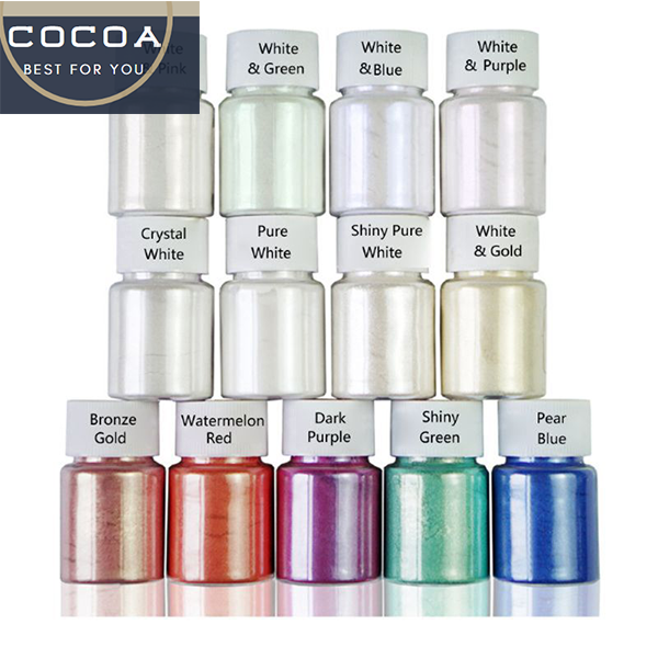 13 Colors Aurora Resin Powder Mica Pearlescent Pigments Kit Colorants Resin Dye Epoxy Resin Color Toning Jewelry Making
