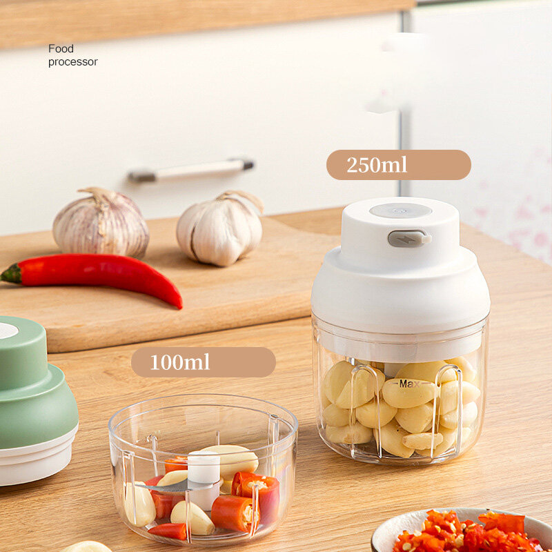 KUDIXIONG Kitchen mini garlic cooking machine high-power electric meat grinder home multi-function
