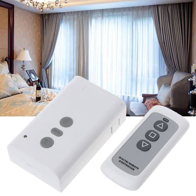 Bộ Thu Tiếp Sức AC220V 2CH 433MHz + Bộ Phát RF Công Tắc Điều Khiển Từ Xa Không Dây Cho Động Cơ Cửa Nhà Để Xe Điều Khiển Màn Chiếu Lùi