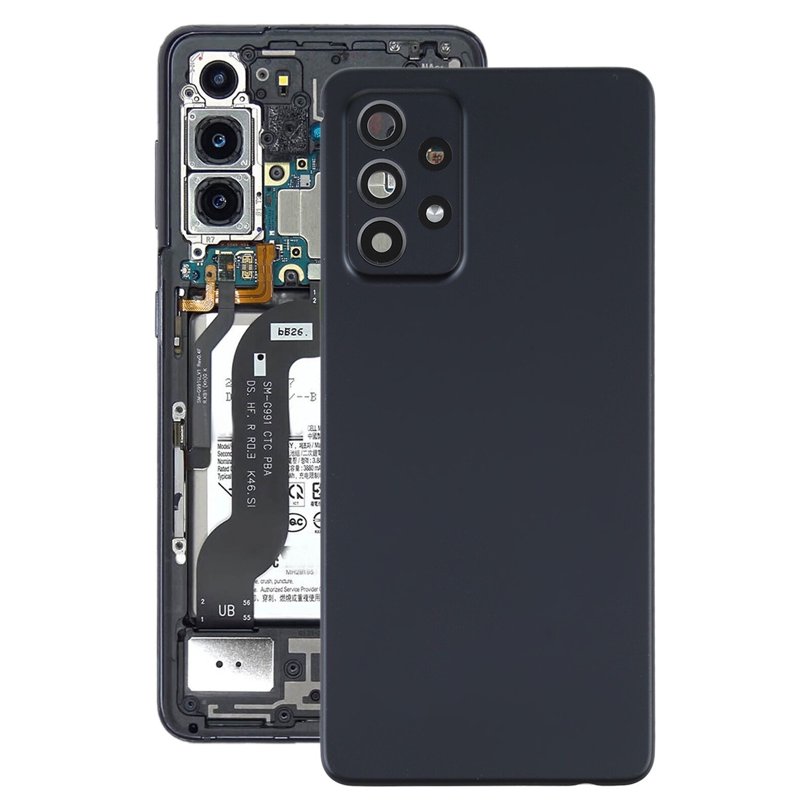 (
hua jia kang)for samsung galaxy a52 5g/4g back cover with camera lens cover