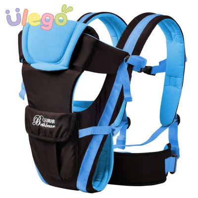 Ulego 2-30 Months Baby Carrier, Ergonomic Kids Sling Backpack Pouch Wrap Front Facing Multifunctional Infant Kangaroo Bag