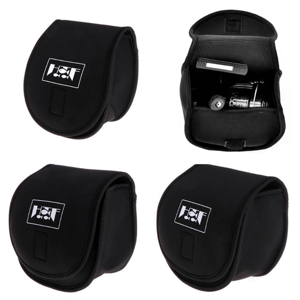 Honrane Outdoor Portable Fishing Reel Canvas Storage Pouch Protective Case Bag Holder