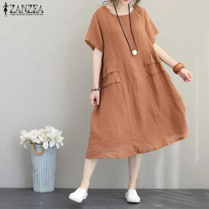 Women's casual cotton sundresses Clearance