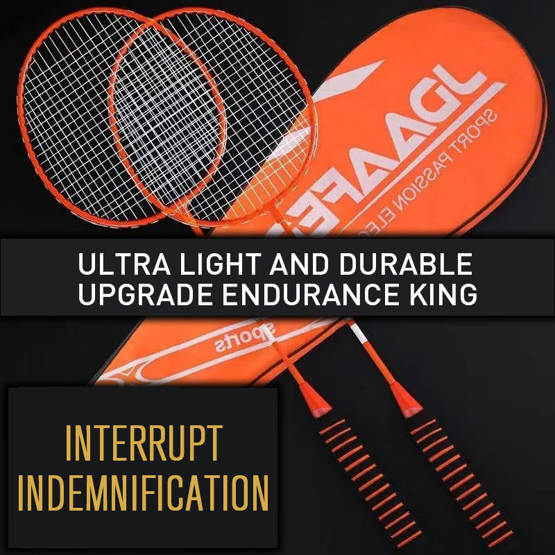SBART 🏸Badminton racket, alloy split racket,Hard handlebar / foam handlebar version