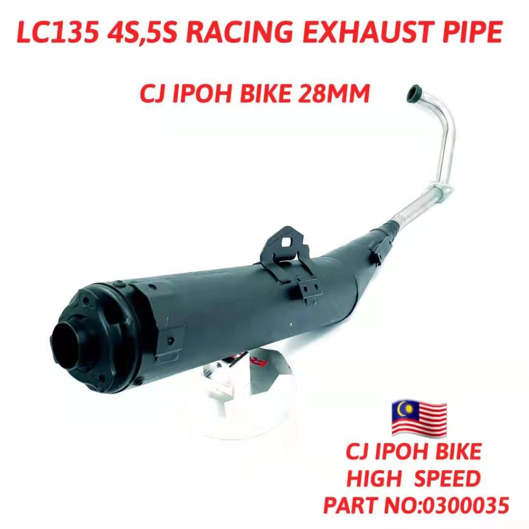 Lc135 4speed Lc4s Lc135 Speed Lc5s Racing Exhaust Pipe Cj Ipoh Bike 28mm Dotomomo Lazada